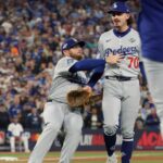 Benches clear at Game 7 of World Series after LA’s Wrobleski hits Toronto’s Giménez with fastball