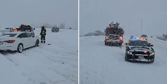 Ontario Provincial Police report around 400 crashes, 125 vehicles in ditches on GTHA highways