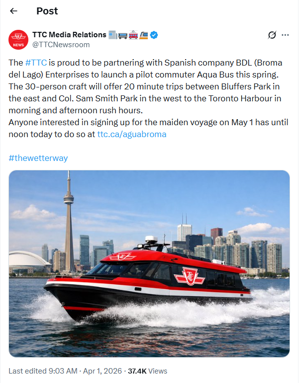 TTC launches Aqua Bus, Drake buys Casa Loma, and other April Fools pranks that made you look