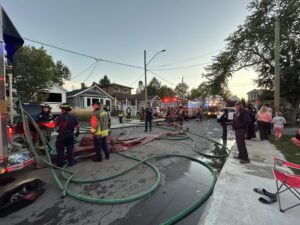 2 homes damaged, 6 residents displaced after porch fire in Scarborough spreads